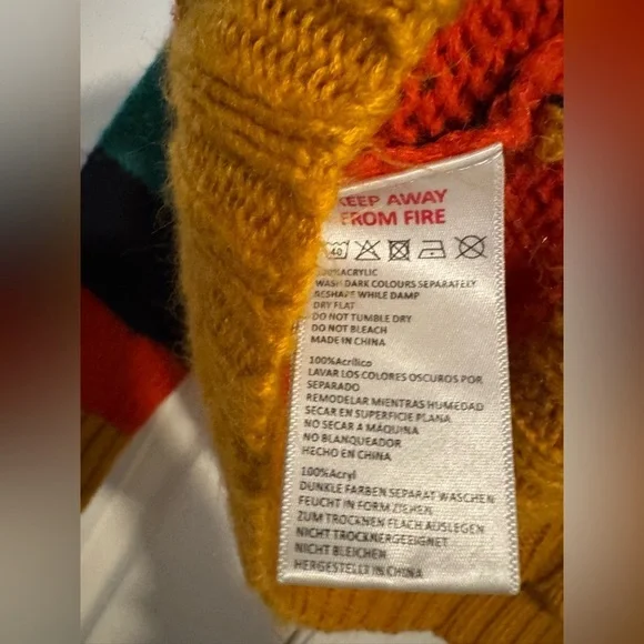 Urban Outfitters Rainbow Color Block Sweater - Picture 4 of 5